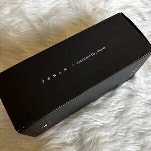Brand New Unused Tesla Earth Day Metal Tumbler